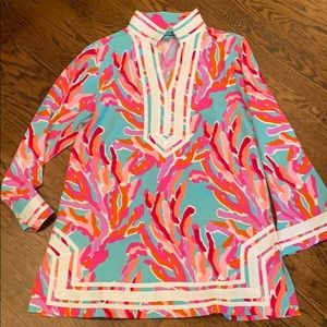Southern Frock colorful tunic sz L